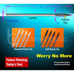 Push Up Needle Plastic Tip