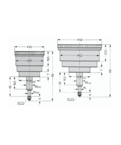 dial gauge and stands, vogel germany