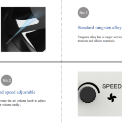 Optimos OP-iF80 3 Fan Ionizing Air Blower