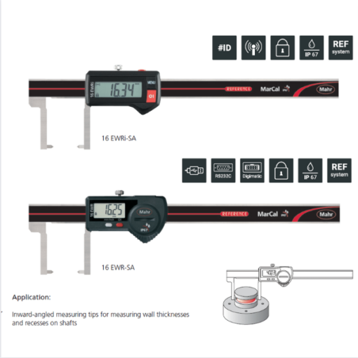 MarCal 16 EWRi-SA 16 EWR-SA Digital Caliper for Special Applications