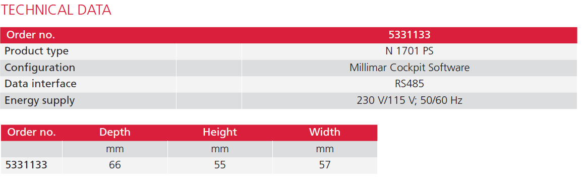 Millimar N 1701 PS-2